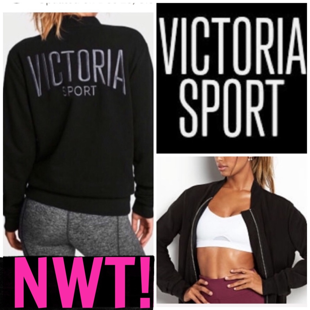 SALE❣️NWT-VS FRENCH TERRY BOMBER JACKET